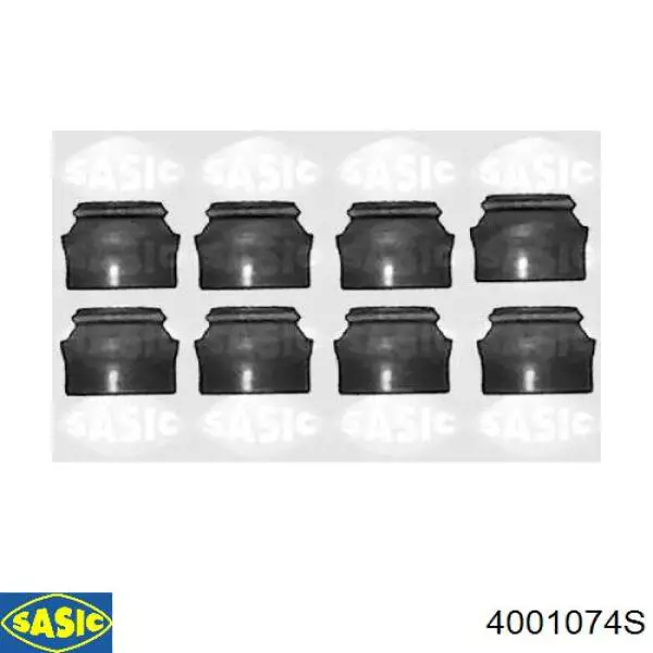 4001074S Sasic сальник клапана (маслосъемный, впуск/выпуск)