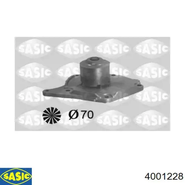 4001228 Sasic Насос водяной