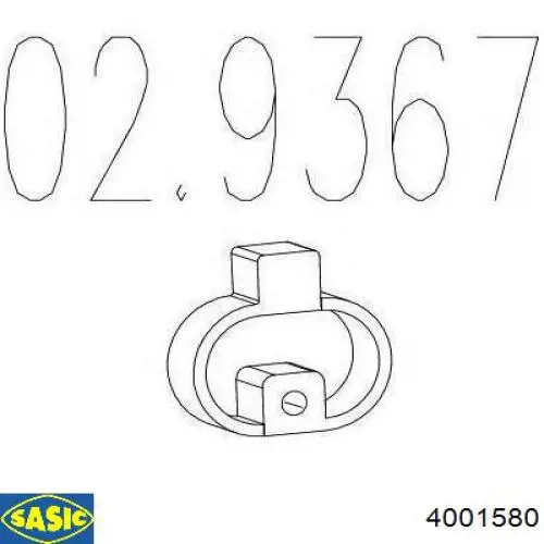 Кронштейн задней подушки глушителя Renault (RVI) 8660000296 цена, от 21.86 USD
