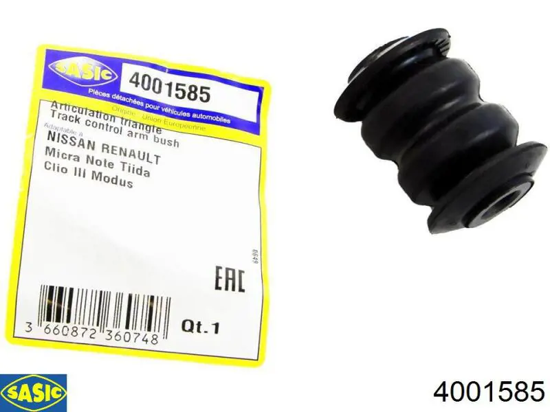 Сайлентблок передней подвески Sasic 4001585 цена, от 3.55 USD
