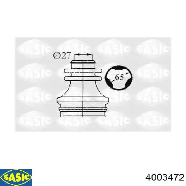 Пыльник ШРУСа внутренний, передней полуоси GKN-Spidan 025153