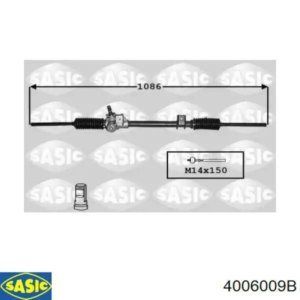 Рейка рулевая Renault (RVI) 7701466485