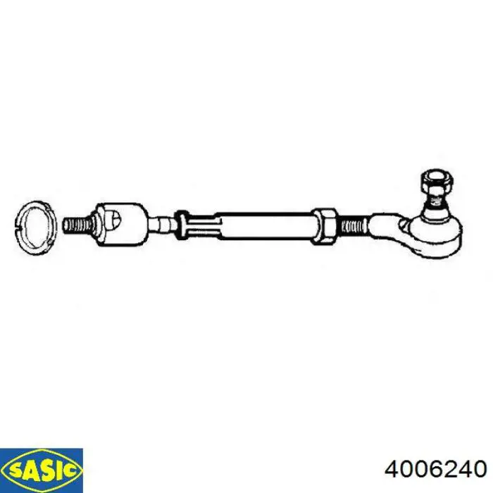 Тяга рулевая левая в сборе  Renault (RVI) 7701467235