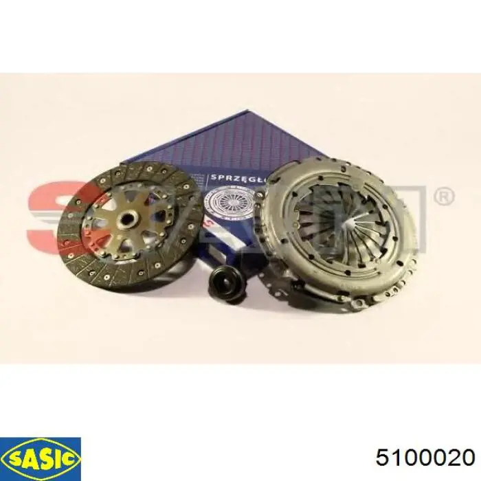 Купить 5100020 Sasic Комплект сцепления (диск, корзина, подшипник)