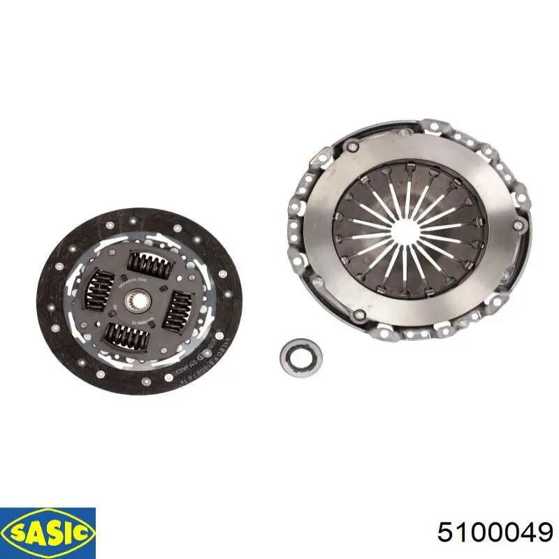Комплект сцепления (3 части) Sasic 5100049 цена, от 232.54 USD