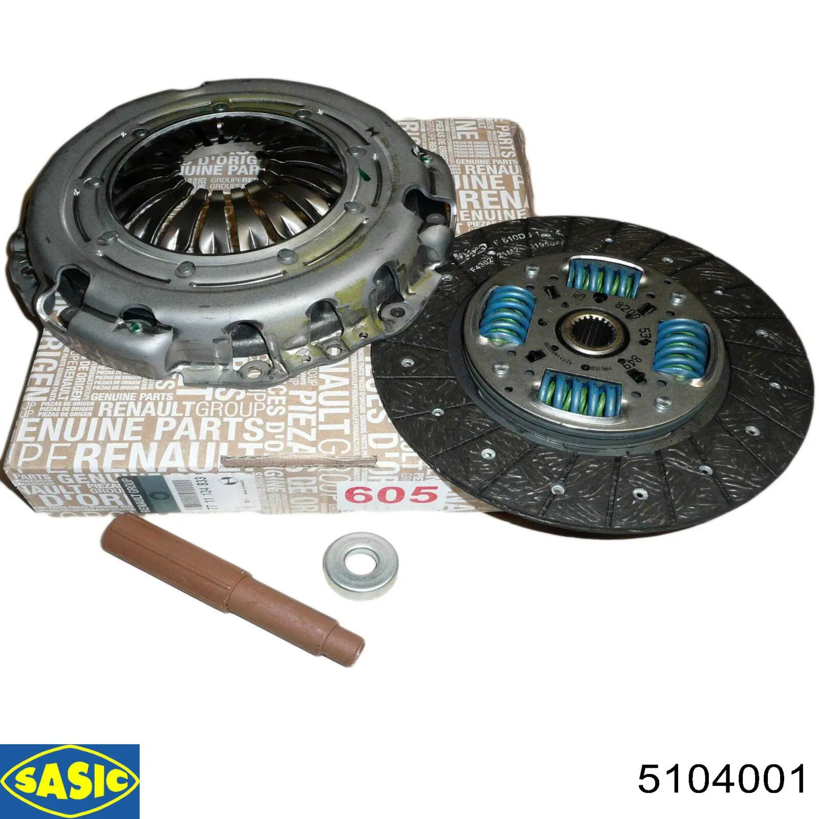 Купить 5104001 Sasic Комплект сцепления (диск, корзина, подшипник)