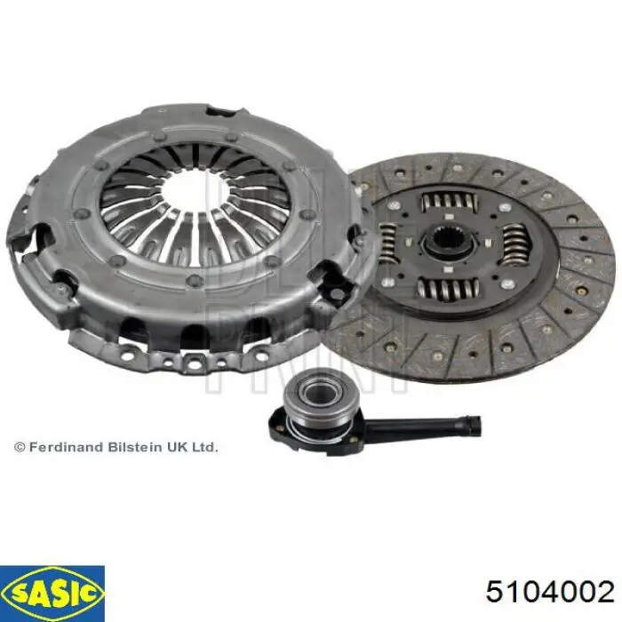 Купить 5104002 Sasic Комплект сцепления (диск, корзина, подшипник)