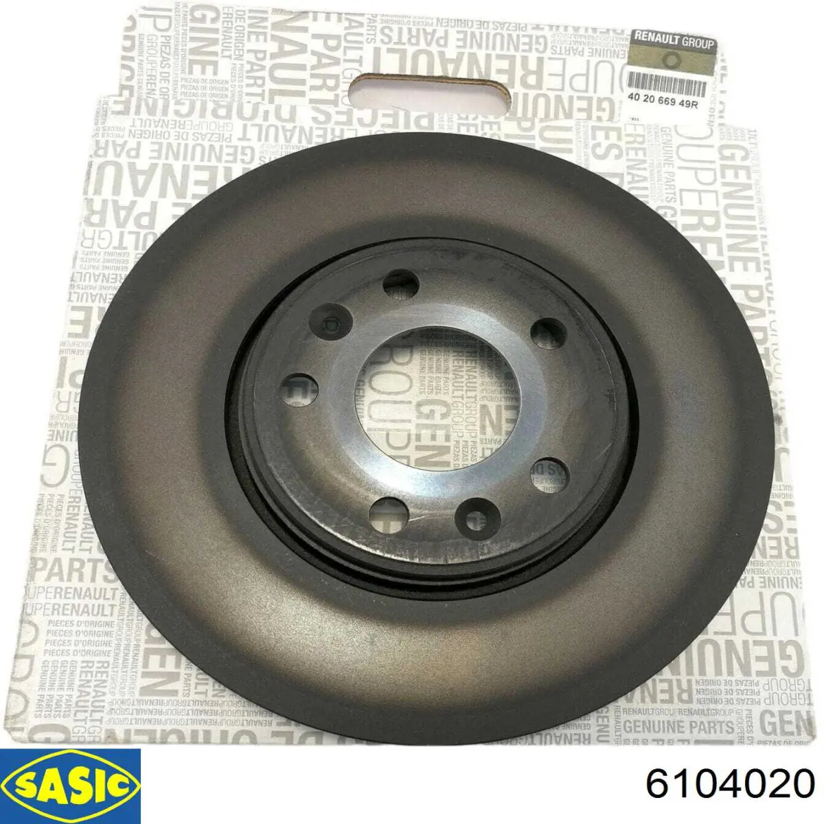 Тормоз дисковый передний Sasic 6104020 цена, от 63.78 USD