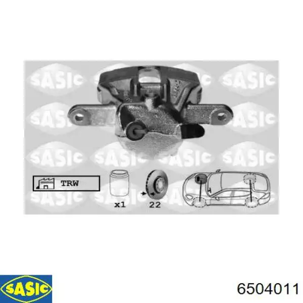 Суппорт тормозной передний правый Renault (RVI) 7711368117