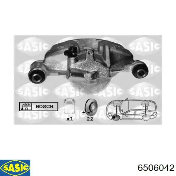 Купить 820286 Maxgear Суппорт тормозной передний левый