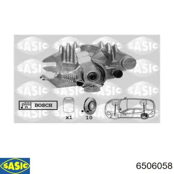 RX369825A0 FTE Тормозной суппорт задний левый