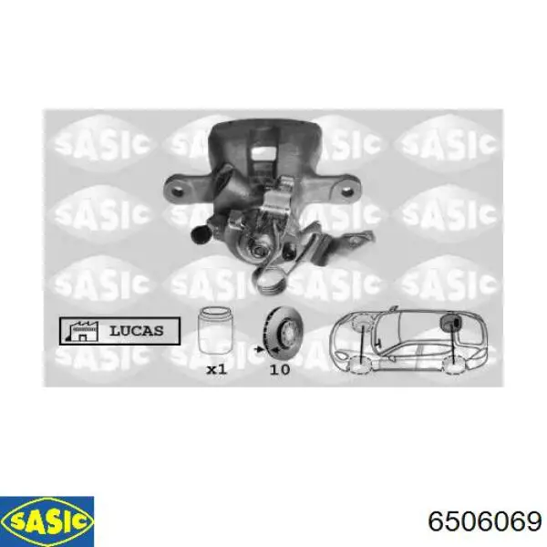 Тормозной суппорт правый задний Opel 93170607 цена, от 53.42 USD
