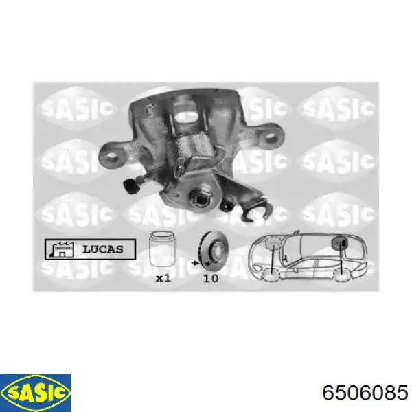 Суппорт задний правый 3345675 Volvo