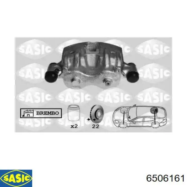 Суппорт задний правый FBR033B Brembo