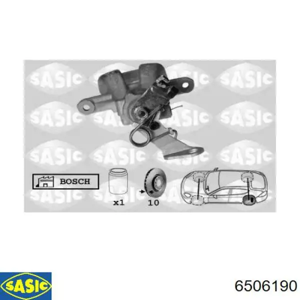 Задний левый суппорт TRW BHR108E цена, от 60.23 USD