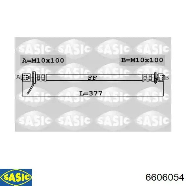 Шланг тормозной задний, левый ABS SL5277 цена, от 13.54 USD
