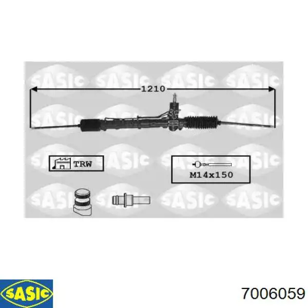 Реечный рулевой механизм Freccia SH221005 цена, от 285.66 USD