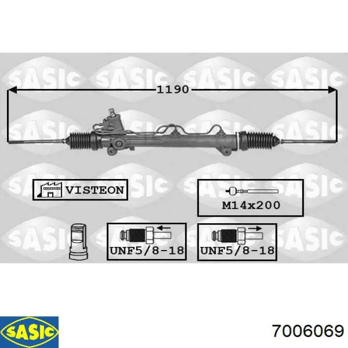 Рулевая рейка FO9203R AGR