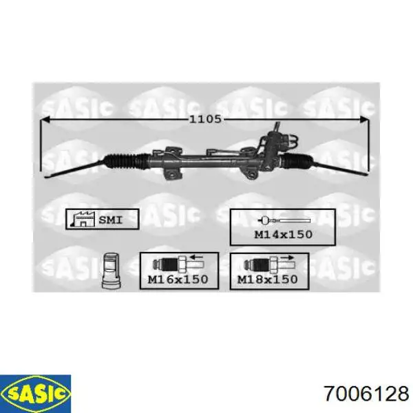 Реечный рулевой механизм Renault (RVI) 6025370227 цена, от 139.36 USD