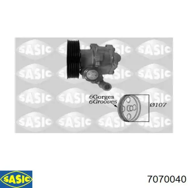 Насос ГУР 9624658581 Fiat/Alfa/Lancia