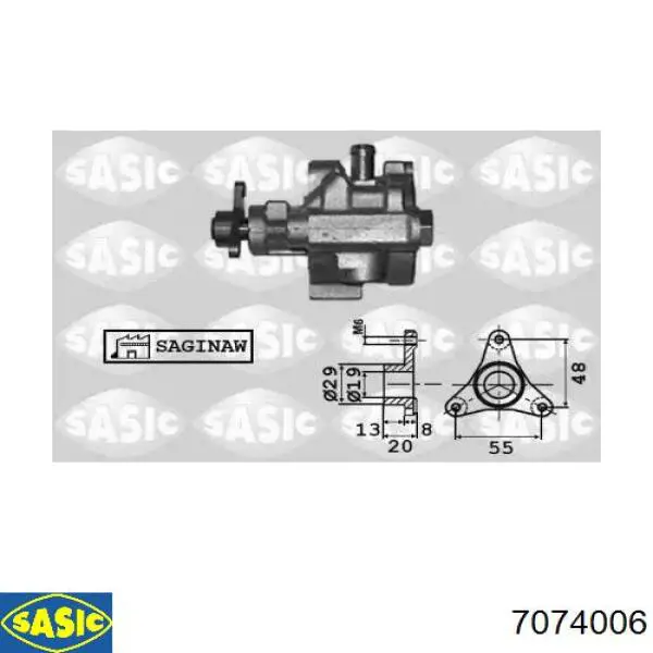 Насос ГУР 7700273749 Renault (RVI)