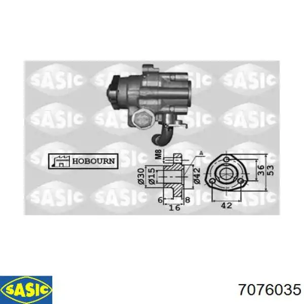 7076035 Sasic ГУР руля