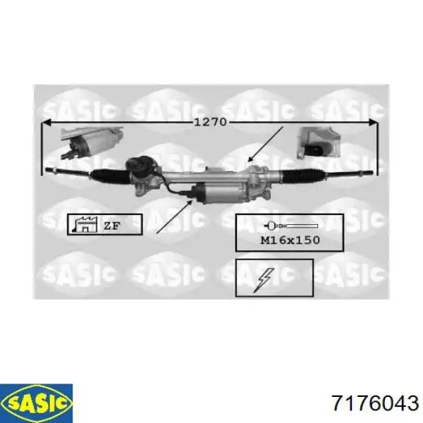 Реечный рулевой механизм GS 3GS0340 цена, от 190.04 USD
