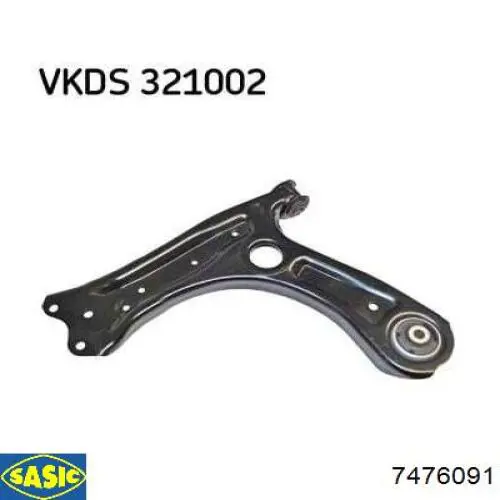 Левый рычаг передней нижней подвески Sasic 7476091 цена, от 31.36 USD
