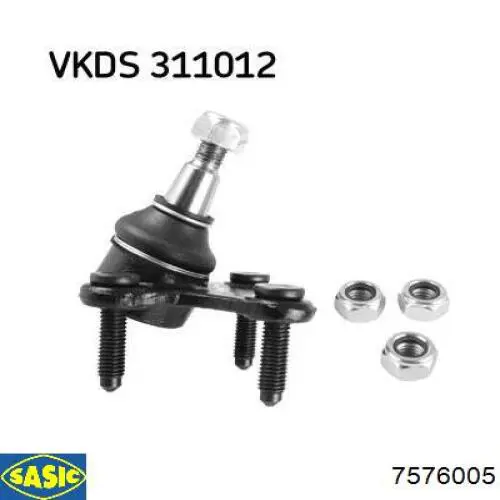 Нижняя правая шаровая опора Sasic 7576005 цена, от 11.61 USD