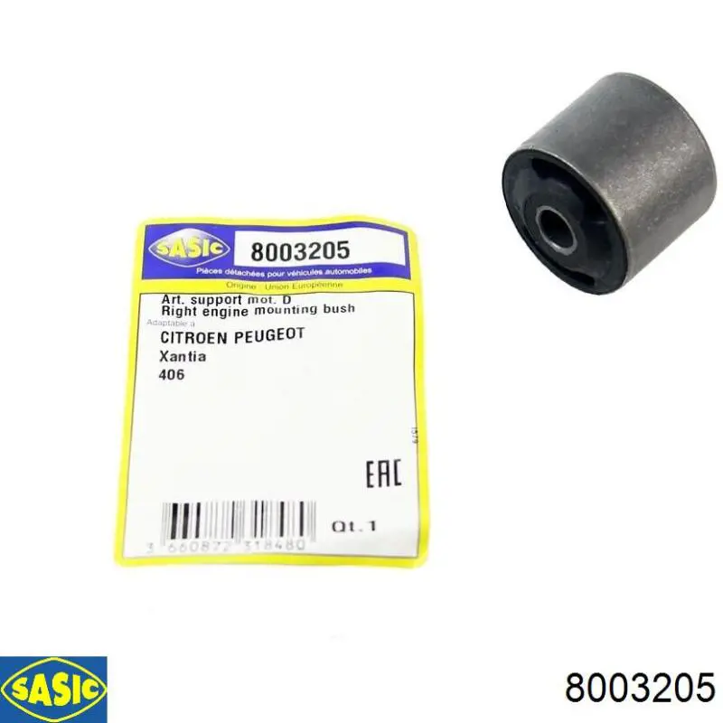 Правый сайлентблок двигателя Sasic 8003205 цена, от 8.15 USD