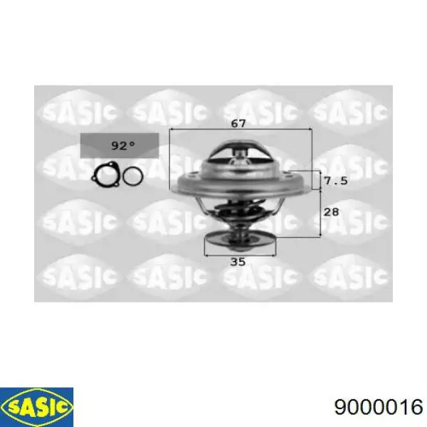 DT1027V Dayco Авто термостат