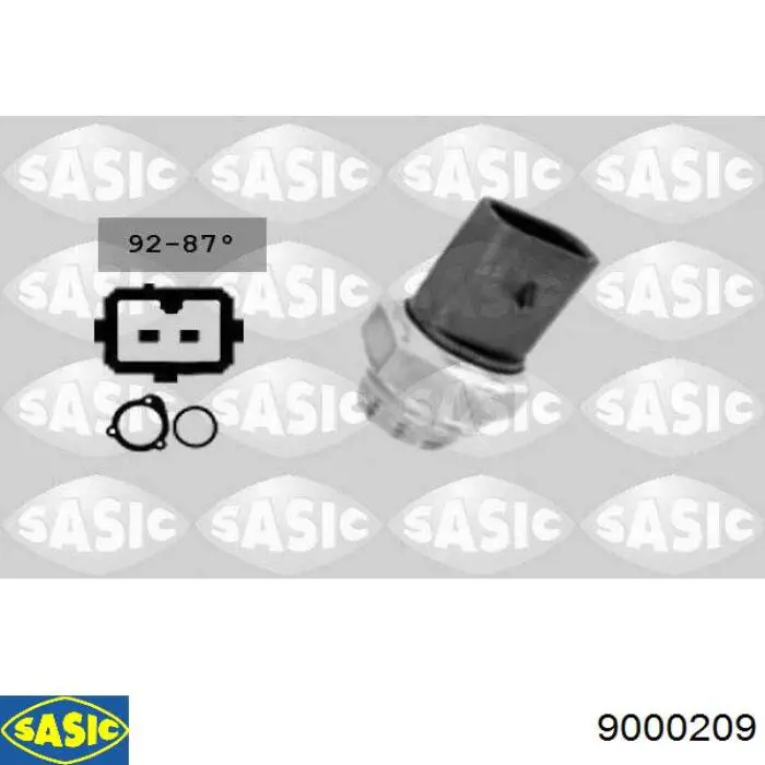 9000209 Sasic датчик температуры охлаждающей жидкости (включения вентилятора радиатора)