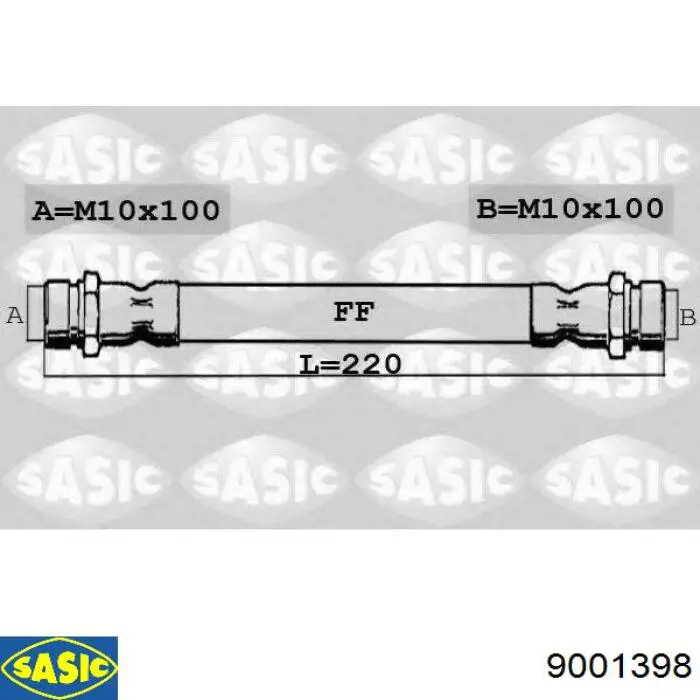 Левая опора двигателя Sasic 9001398