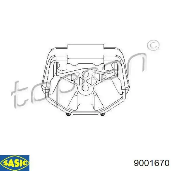Задняя опора двигателя Sasic 9001670 цена, от 19.45 USD
