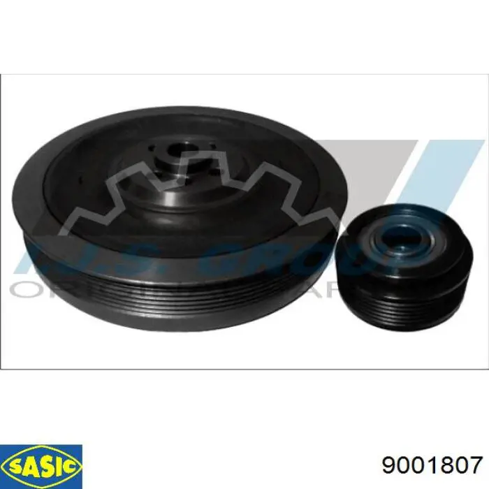Шкив коленвала 9001807 Sasic