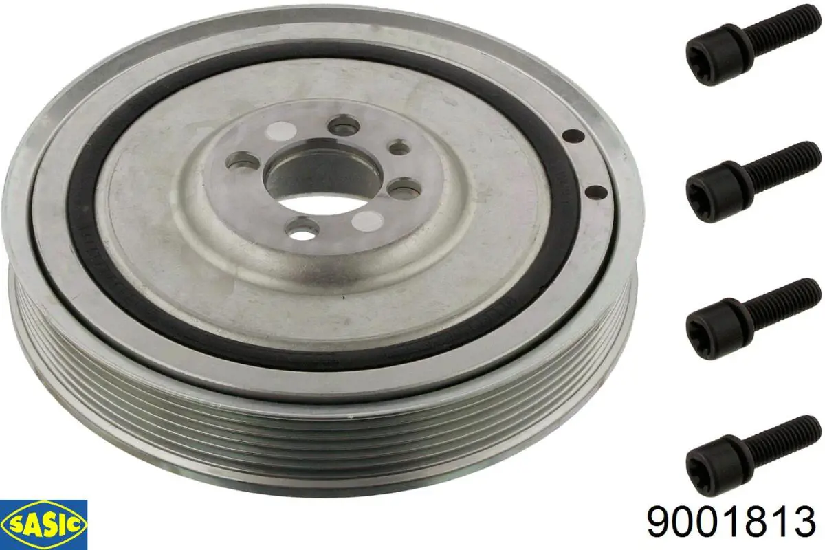 Шкив коленвала (демпфер) Sasic 9001813 цена, от 85.76 USD