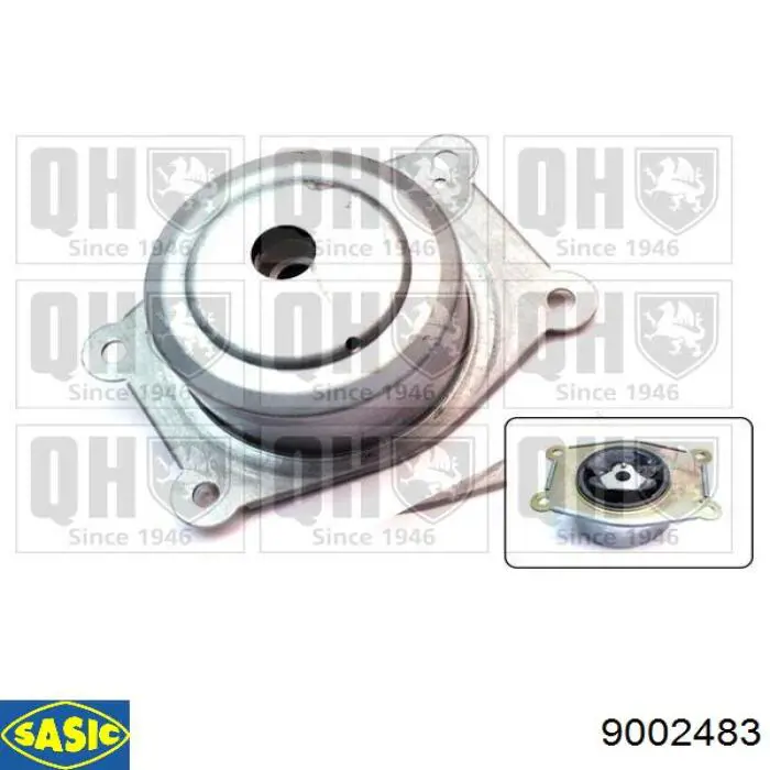 Левая подушка двигателя 9002483 Sasic