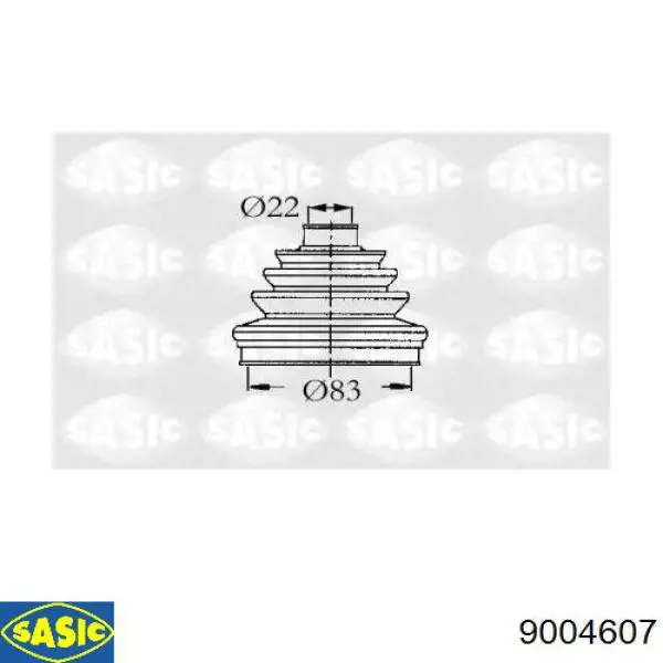 613105 Cifam Пыльник шарнира привода