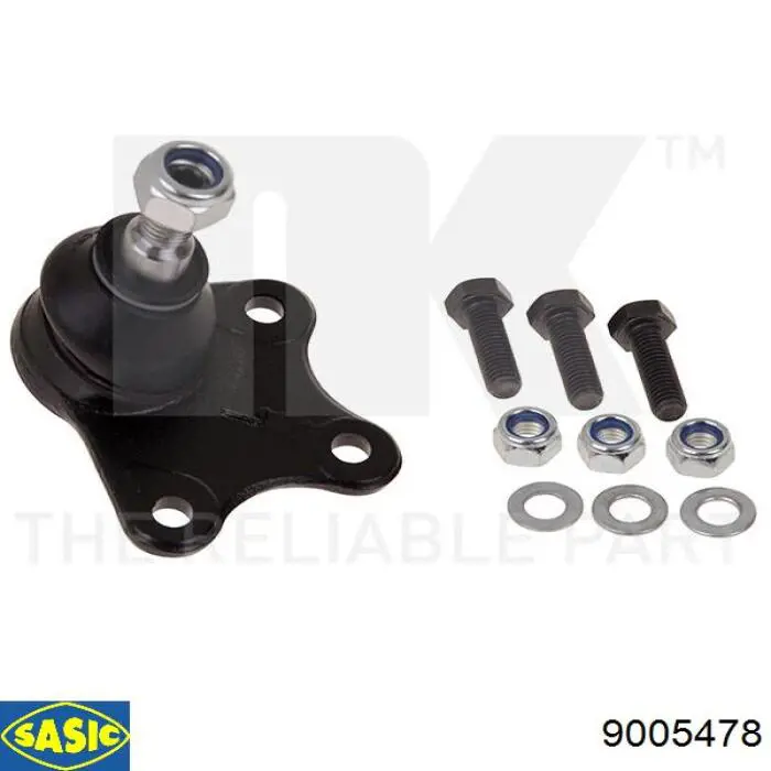Нижняя левая шаровая опора Sasic 9005478 цена, от 9.67 USD