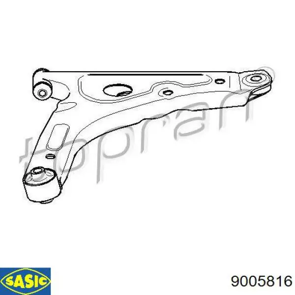 Купить 9005816 Sasic Нижний правый рычаг передней подвески