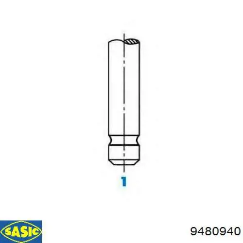 Купить 094894 Peugeot/Citroen Впускной клапан