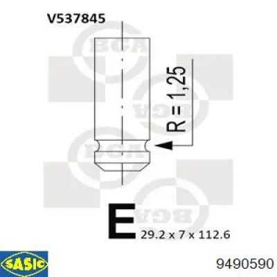 Выпускной клапан двигателя Freccia 4231 цена, от 5.68 USD