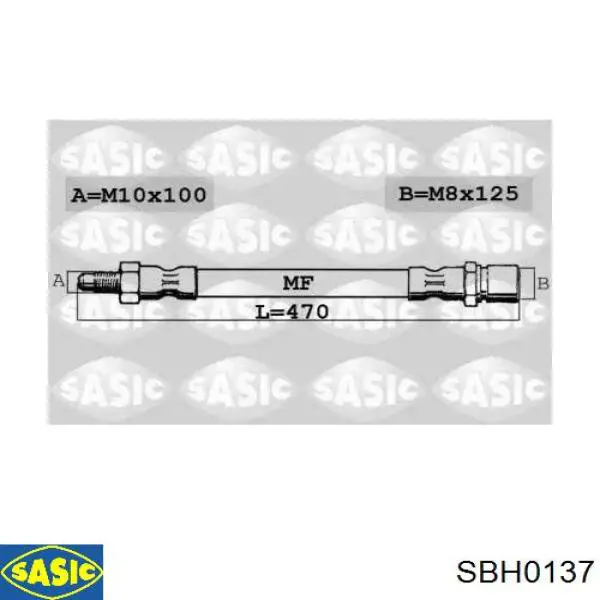 071207 Adriauto Гибкая тормозная трубка передняя