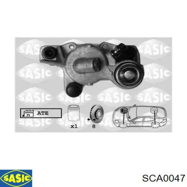 Тормозной суппорт Kamoka JBC0688 цена, от 45.84 USD