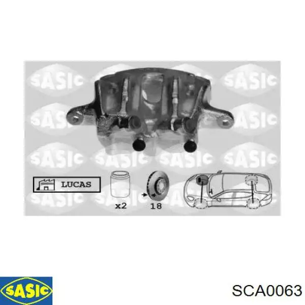 Суппорт тормозной передний правый ABS 520362