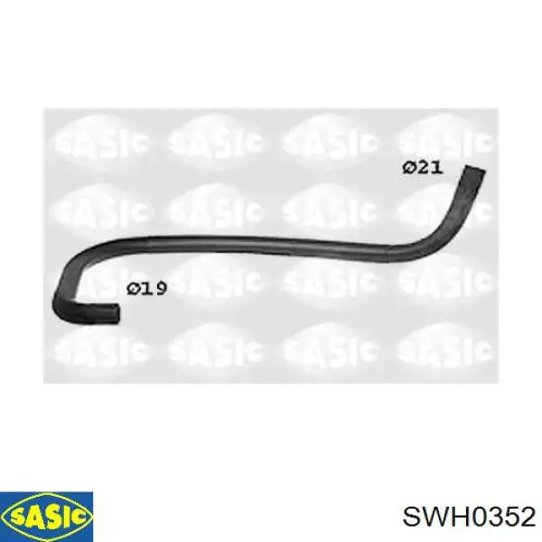 SWH0352 Sasic шланг расширительного бачка нижний