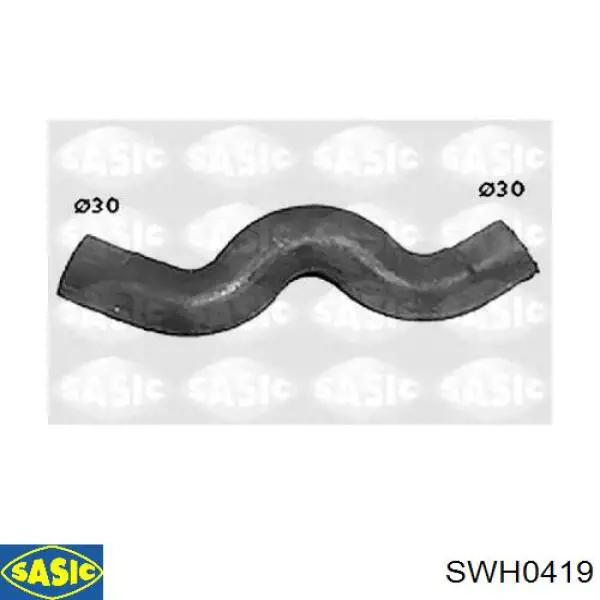 SWH0419 Sasic шланг (патрубок радиатора охлаждения верхний)