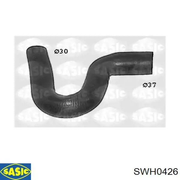 SWH0426 Sasic шланг (патрубок радиатора охлаждения верхний)