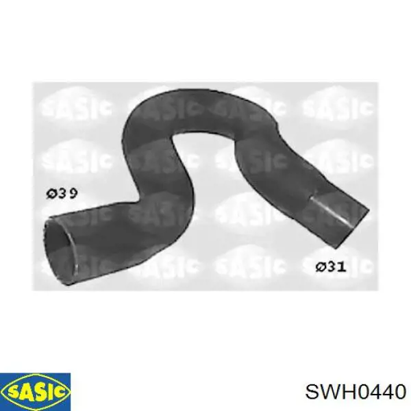SWH0440 Sasic шланг (патрубок радиатора охлаждения верхний)