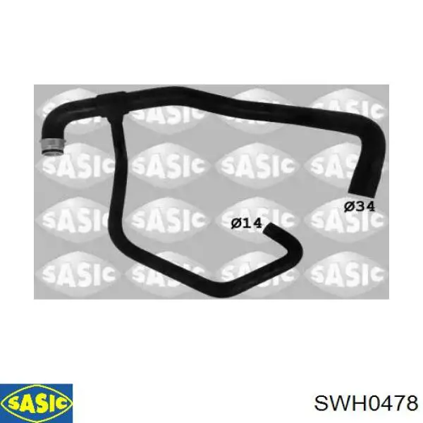 Шланг радиатора, нижний Sasic SWH0478 цена, от 29.59 USD